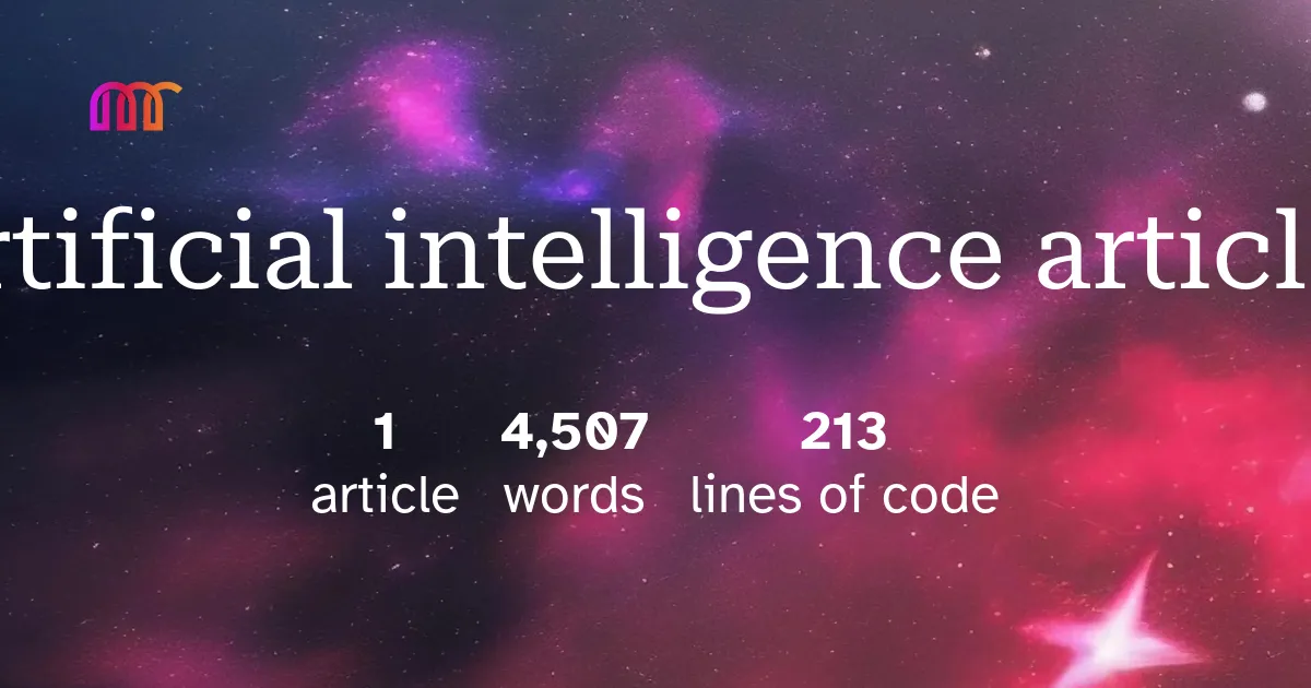 Artificial intelligence blog articles | mathspp