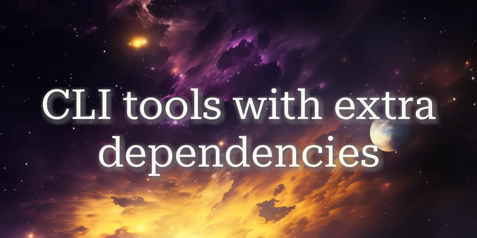 TIL #122 – CLI tools with extra dependencies | mathspp