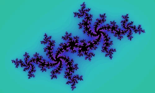 A different filled Julia set done in Python