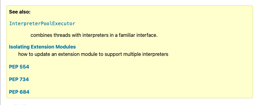 This makes my want to cry. “See also” callout with elements that are grossly misaligned