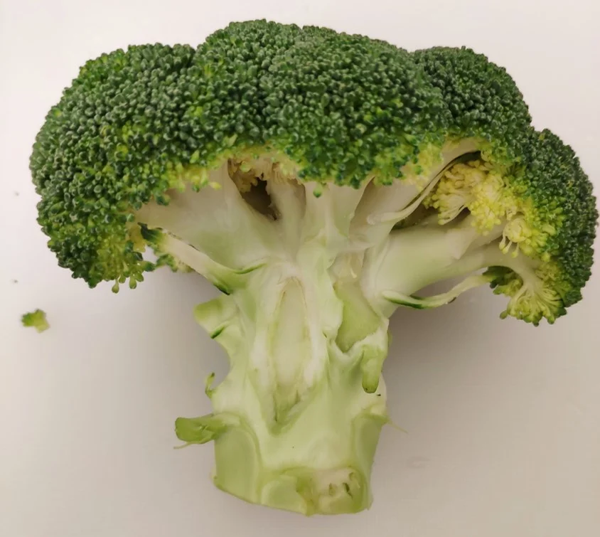 A picture of a regular supermarket broccoli.